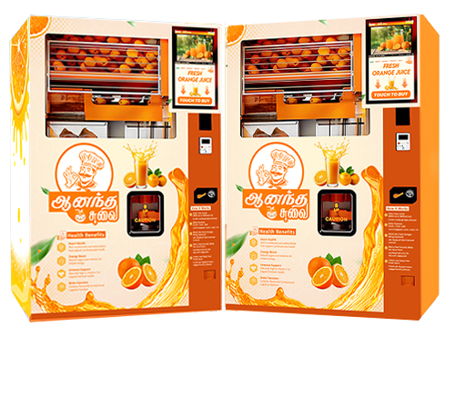 fruit juice vending machine